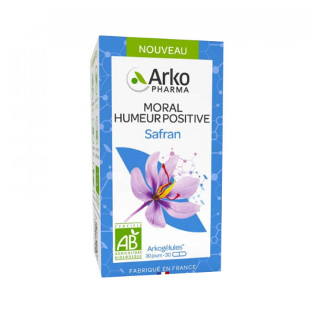 Arkopharma Arkogélules Bio Moral Humeur Positive Safran 30 gélules - Univers Pharmacie