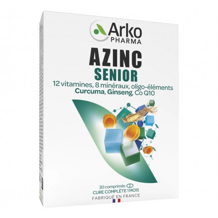 Arkopharma Azinc Senior 30 comprimés - Univers Pharmacie