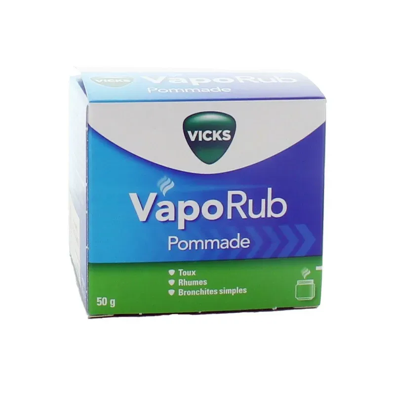 Vicks VapoRub Pommade 50g - Univers Pharmacie Vicks VapoRub Pommade 50g - Univers Pharmacie