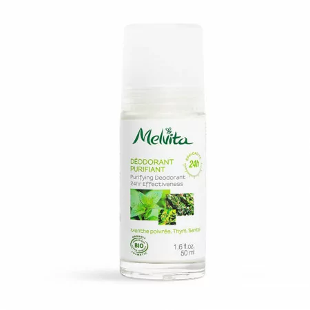 Melvita Déodorant Purifiant 24h 50ml - Univers Pharmacie