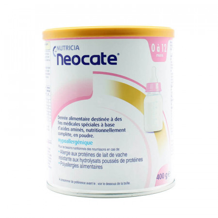 Nutricia Neocate 0 à 12 mois 400g - Univers Pharmacie