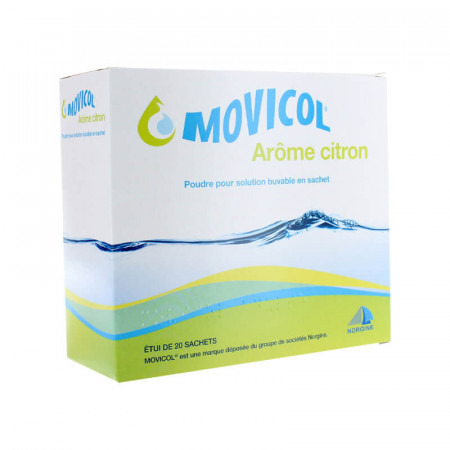 Movicol Solution Buvable Citron 20 sachets - Univers Pharmacie