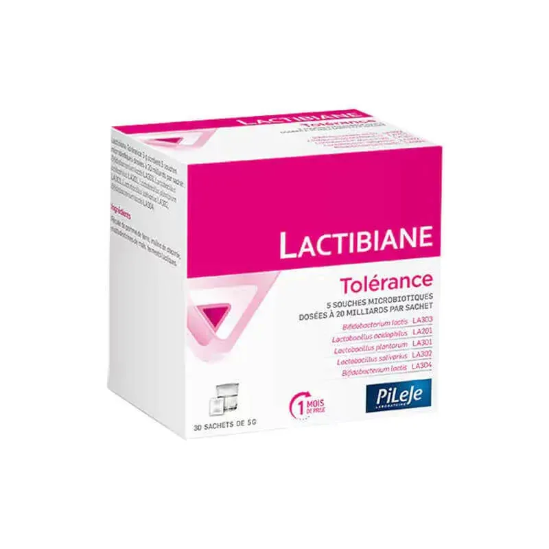 Pileje Lactibiane Tolérance sachets 30X5g - Univers Pharmacie