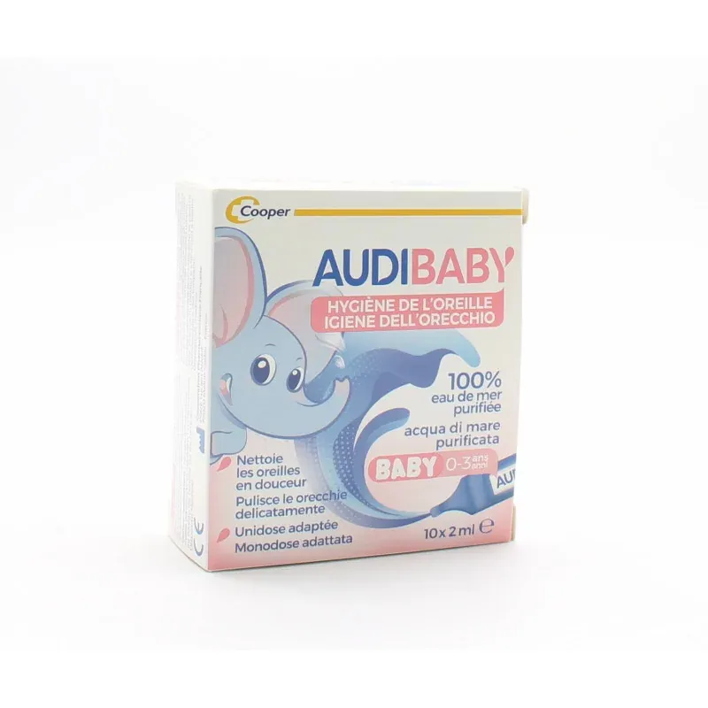 Audibaby Hygiène de l'Oreille 10X2ml - Univers Pharmacie