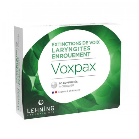 Lehning Voxpax 60 comprimés - Univers Pharmacie