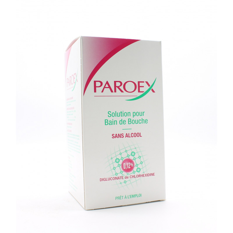 Paroex Solution pour Bain de Bouche 500ml - Univers Pharmacie Paroex Solution pour Bain de Bouche 500ml - Univers Pharmacie