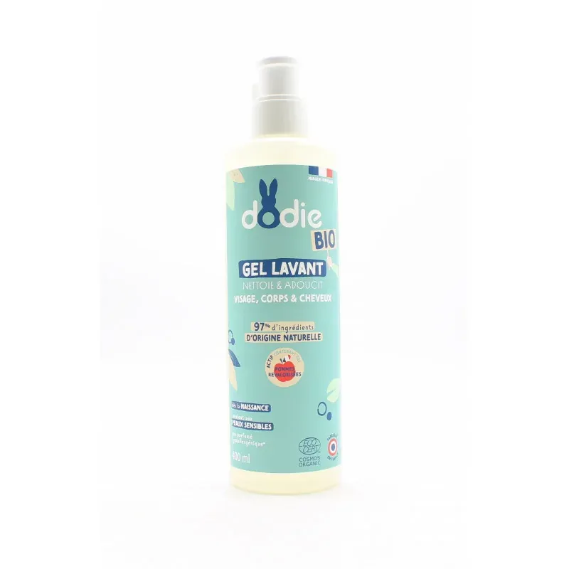 Dodie Bio Gel Lavant 400ml - Univers Pharmacie