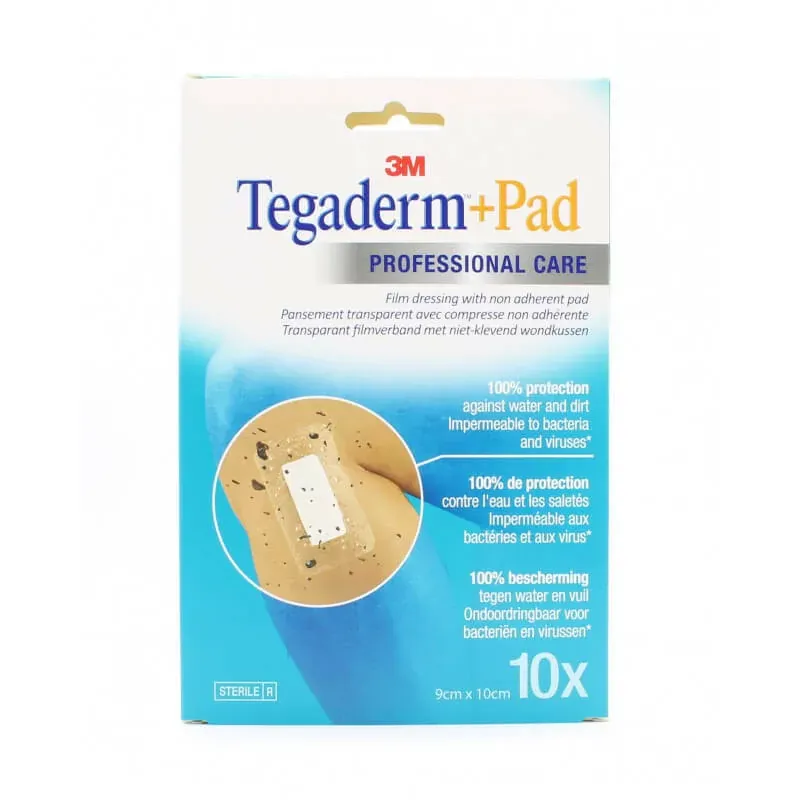 Tegaderm 3M Professional Care 9X10cm 10 pièces - Univers Pharmacie