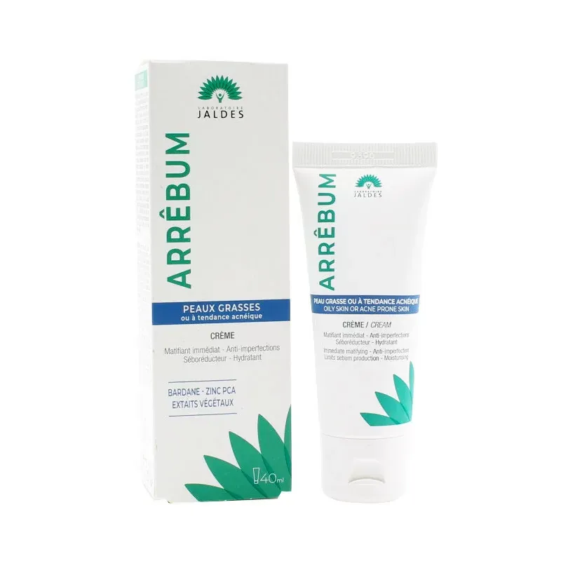 Jaldes Arrêbum Crème Peaux Grasses 40ml - Univers Pharmacie