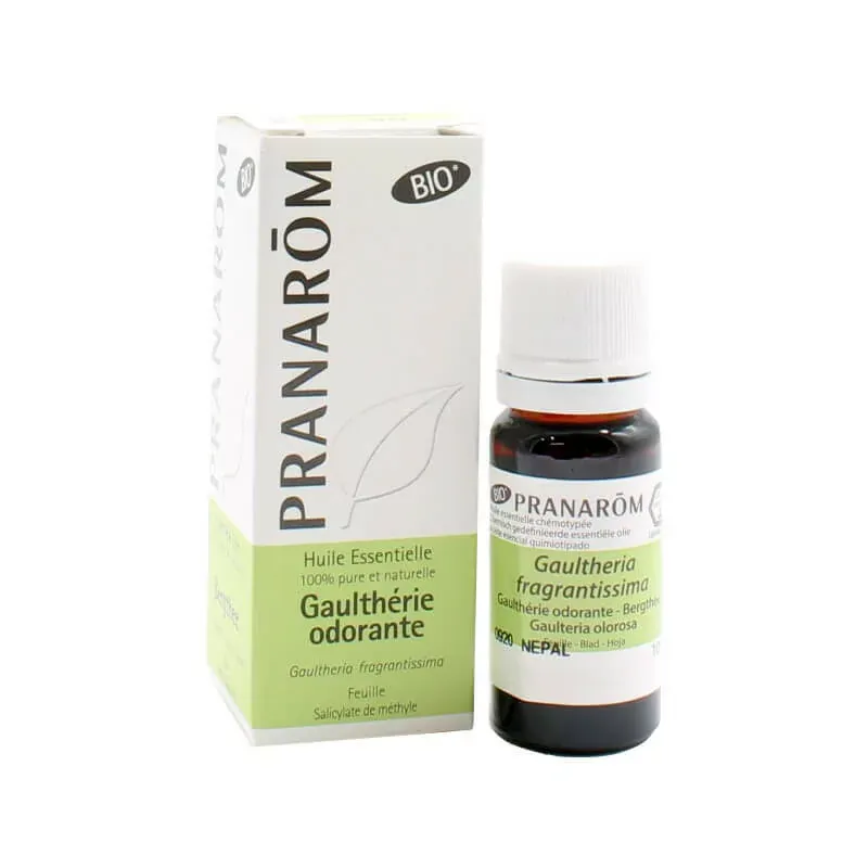 Pranarôm Bio Huile Essentielle Gaulthérie Odorante Bio 10ml