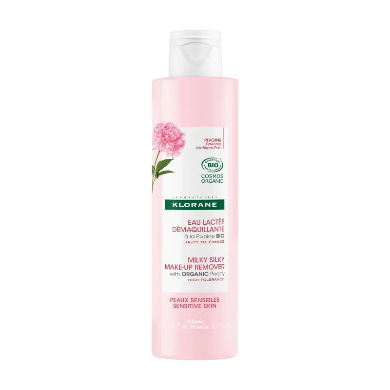 Klorane Eau Lactée Démaquillante Pivoine 200ml - Univers Pharmacie