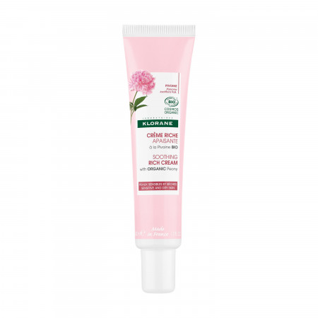 Klorane Crème Riche Apaisante Pivoine 40ml - Univers Pharmacie