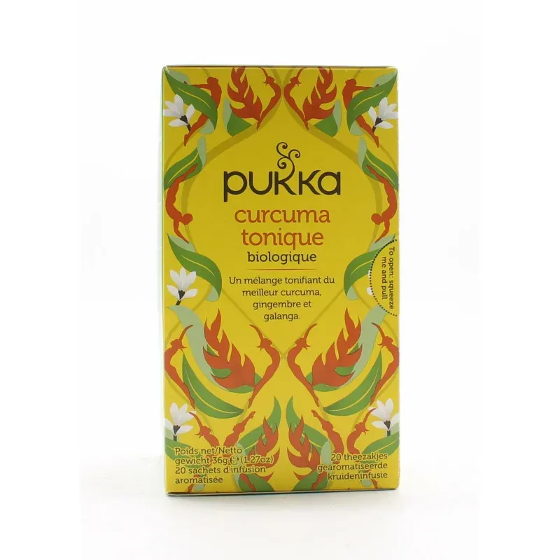 Pukka Curcuma Tonique Biologique 20 sachets