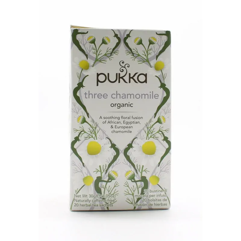 Pukka Trois Camomilles Biologique 20 sachets