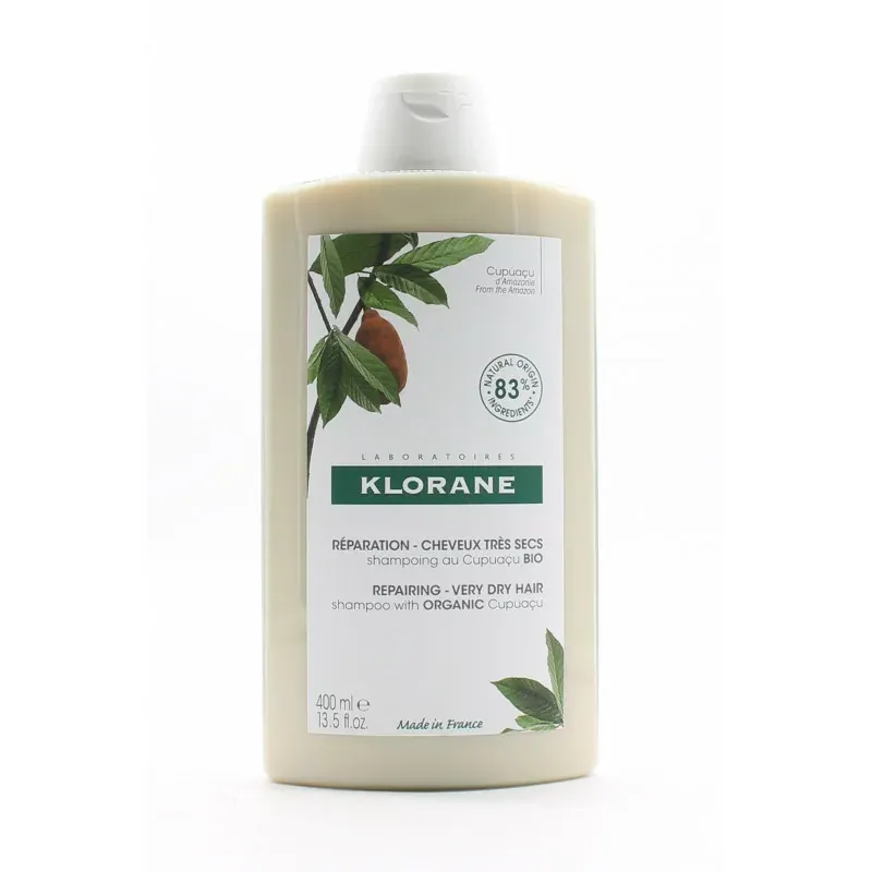Klorane RéparationShampooing au Cupuaçu Bio 400ml - Univers Pharmacie