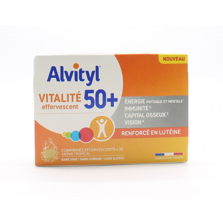 Alvityl Vitalité 50+ 30 comprimés effervescents