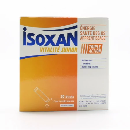 Isoxan Junior 20 sticks - Univers Pharmacie