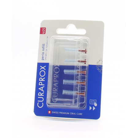 Curaprox Perio Refill Brossettes CPS 405 1,4 - 5,0 mm x5 - Univers Pharmacie