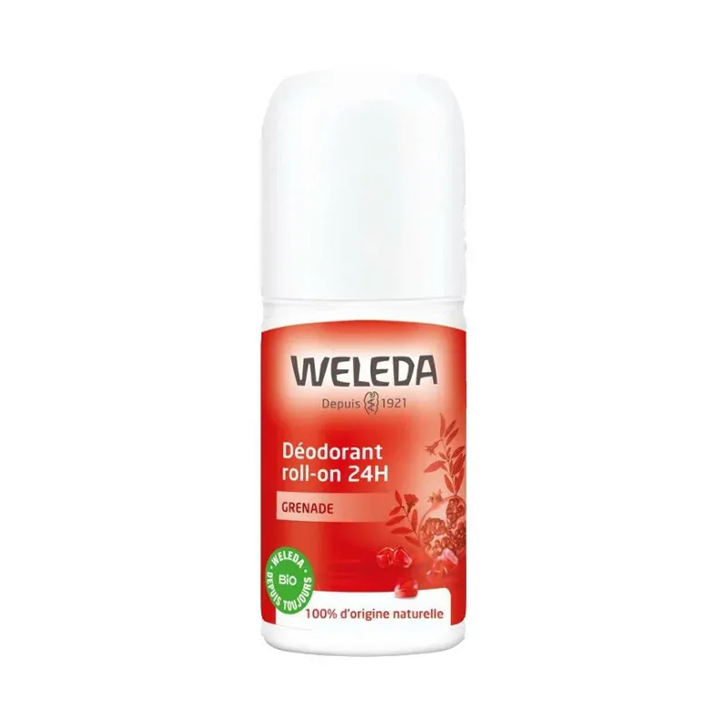 Déodorant Roll-on Grenade 24H Weleda 50ml - Univers Pharmacie