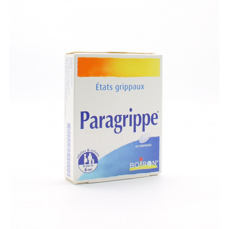 Boiron Paragrippe 60 comprimés - Univers Pharmacie