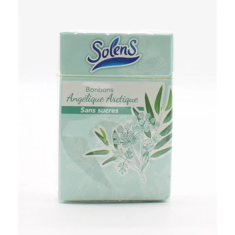 Solens Bonbons Angélique Arctique Sans Sucres 50g - Univers Pharmacie