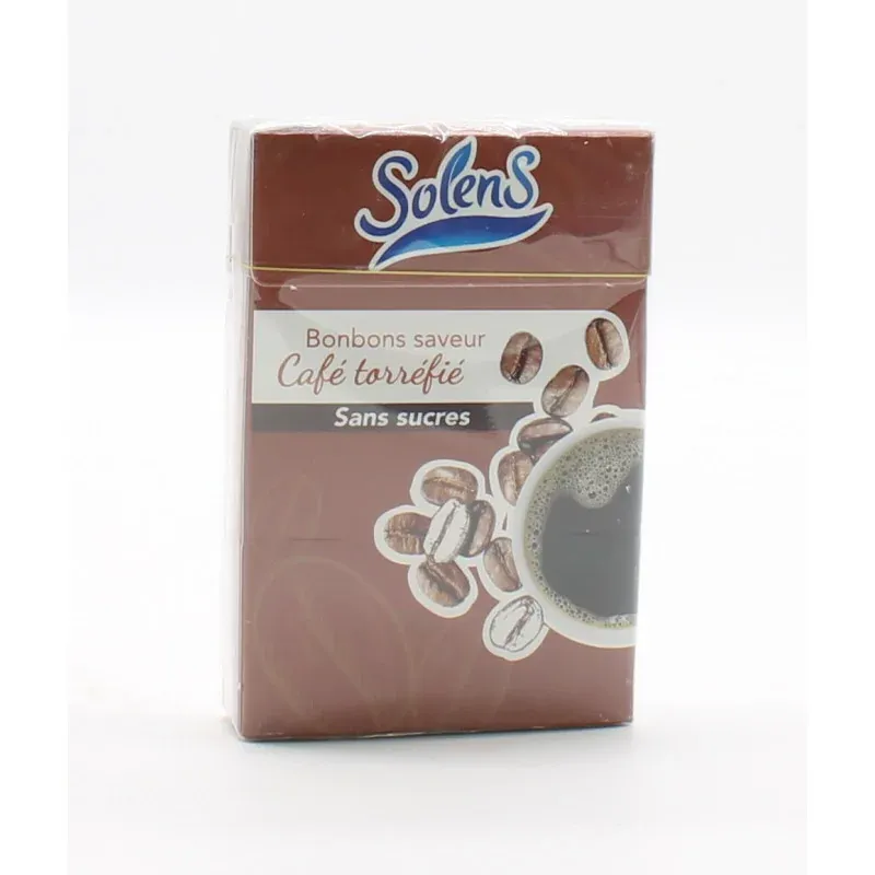 Solens Bonbons Saveur Café Torréfié Sans Sucres 50g - Univers Pharmacie