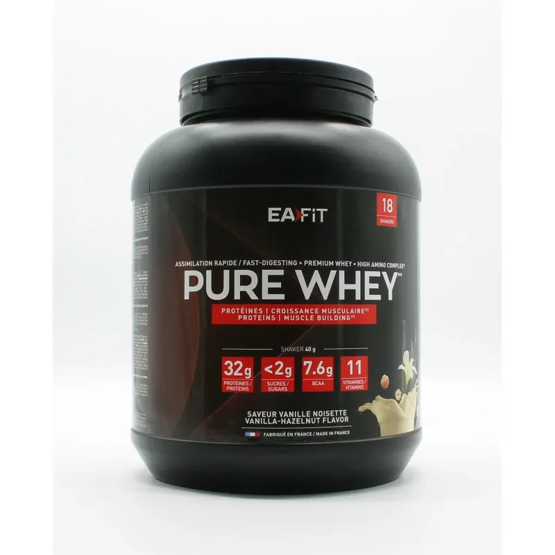 Eafit Pure Whey Saveur Vanille Noisette 750g