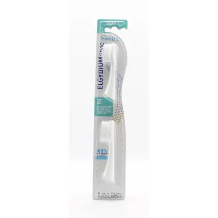 Elgydium Style Electric Brossettes de recharge Soft x2 - Univers Pharmacie