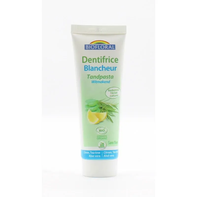 Biofloral Dentifrice Blancheur 100g - Univers Pharmacie