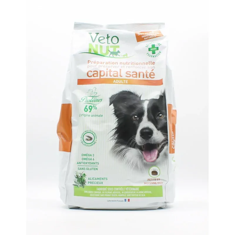 VetoNUT Croquettes Chien Adulte 2,5kg - Univers Pharmacie