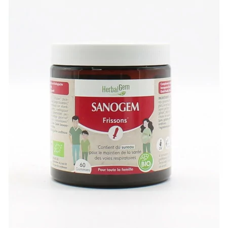 HerbalGem Sanogem Frissons 60 gummies - Univers Pharmacie