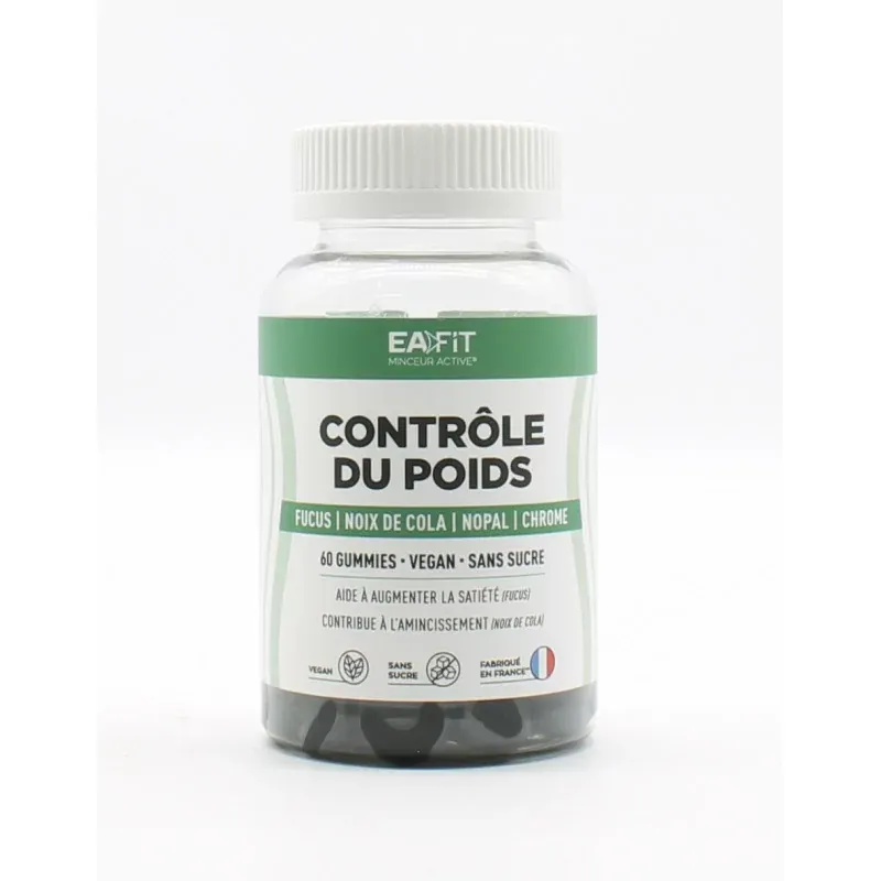 EaFit Contrôle du Poids 60 gummies - Univers Pharmacie