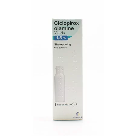 Ciclopirox Olamine Viatris 1,5% 100ml - Univers Pharmacie