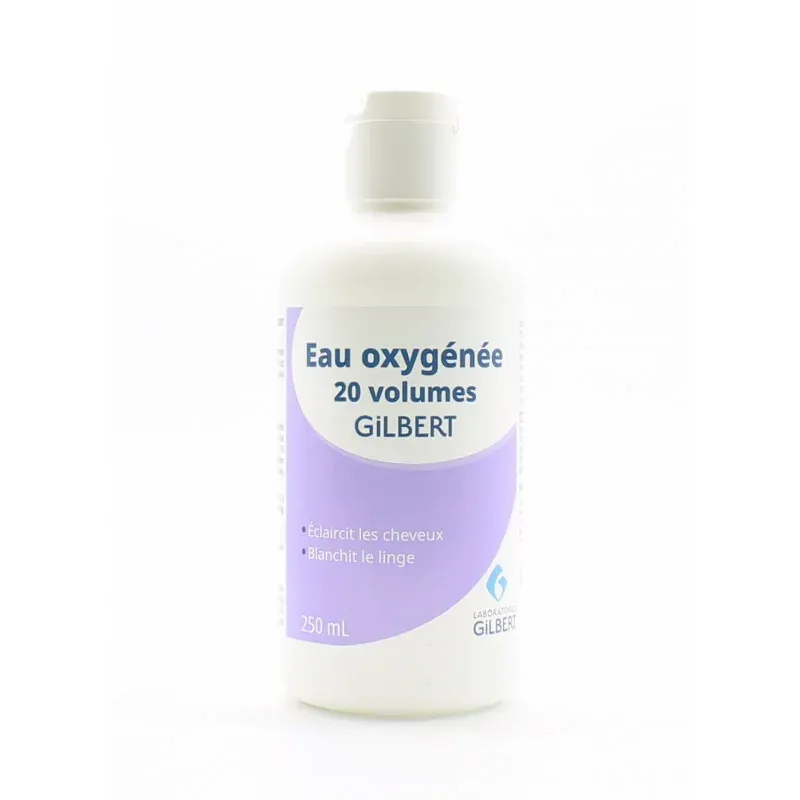 Gilbert Eau Oxygénée 20 volumes 250ml - Univers Pharmacie
