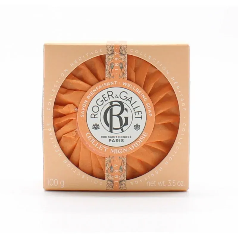 Roger&Gallet Savon Bienfaisant Oeillet Mignardise 100g - Univers Pharmacie