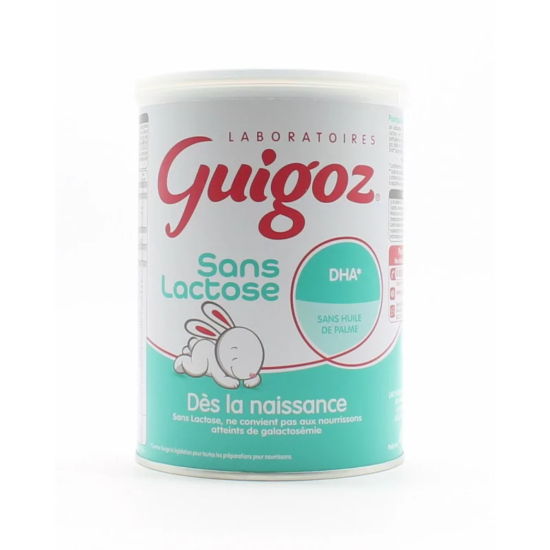 Guigoz Sans Lactose Dès la Naissance 400g