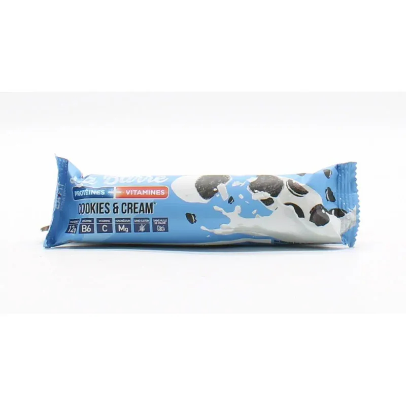 EaFit La Barre Protéine + Vitamines Cookie & Cream 45g - Univers Pharmacie