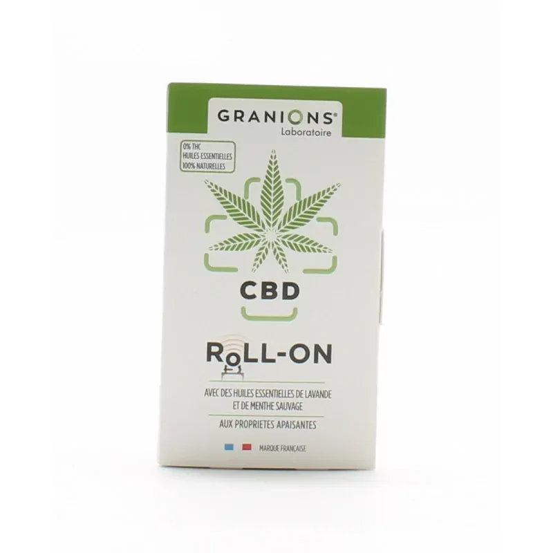 Granions Roll-on CBD Apaisant 5ml - Univers Pharmacie
