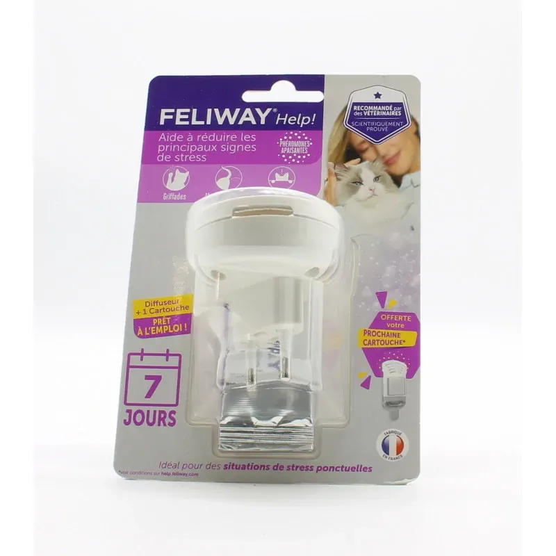 Feliway Help Diffuseur + 1 cartouche 7 jours - Univers Pharmacie