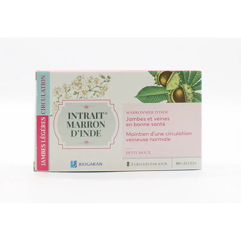 Intrait Marron D'Inde 60 gélules - Univers Pharmacie