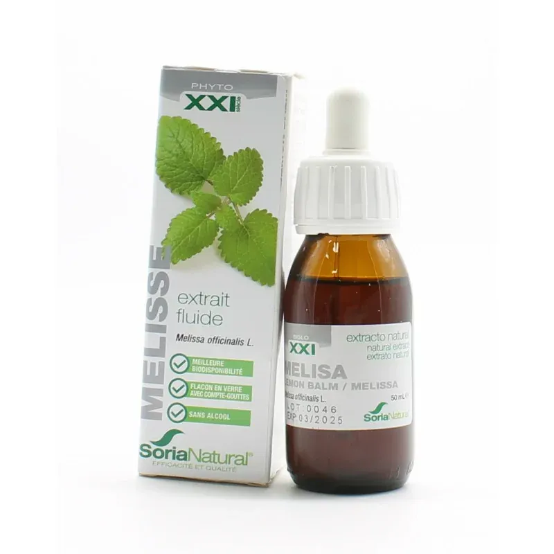 Phyto XXL Extrait Fluide de Mélisse 50ml  - Univers Pharmacie