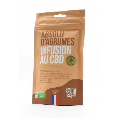 Rest in Tizz Infusion au CBD Absolu d'Agrumes 50g - Univers Pharmacie