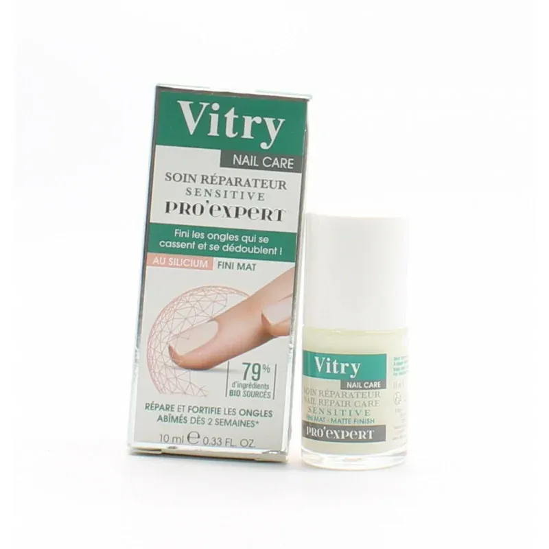 Vitry Nail Care Soin Réparateur Sensitive Pro'Expert 10ml - Univers Pharmacie Vitry Nail Care Soin Réparateur Sensitive Pro'Expert 10ml - Univers Pharmacie