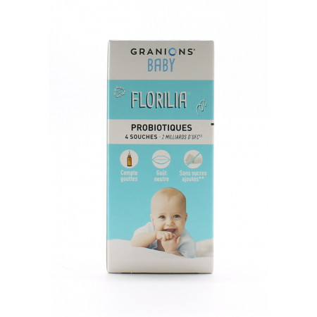 Granions Baby Florilia Probiotiques 15ml - Univers Pharmacie