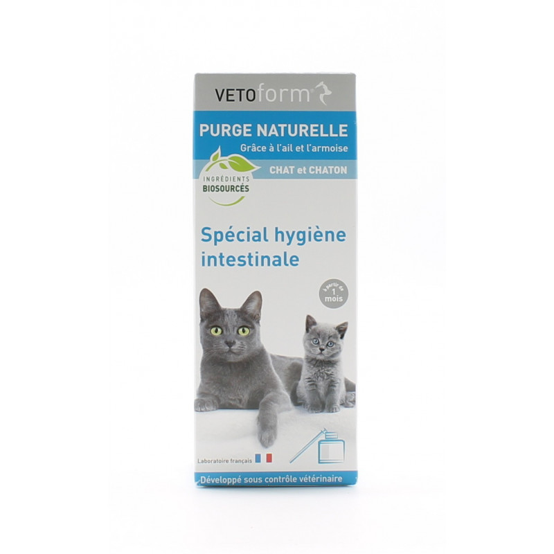 Vetoform Purge Naturelle Chat et Chaton 50ml - Univers Pharmacie Vetoform Purge Naturelle Chat et Chaton 50ml - Univers Pharmacie