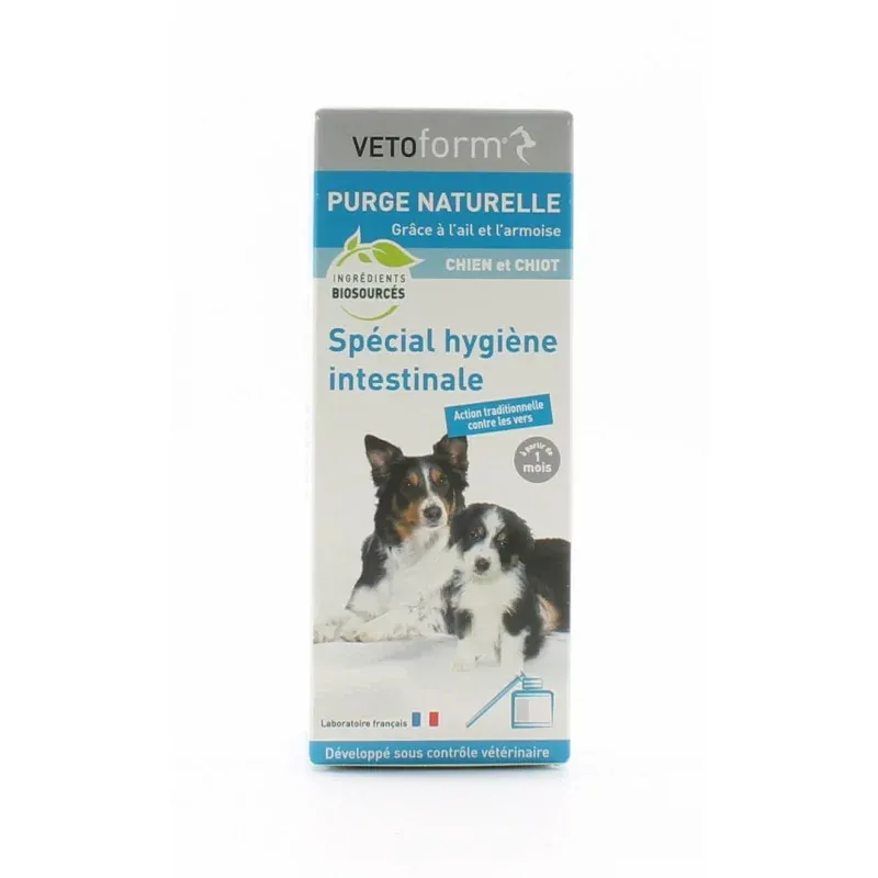 Vetoform Purge Naturelle Chien et Chiot 50ml - Univers Pharmacie