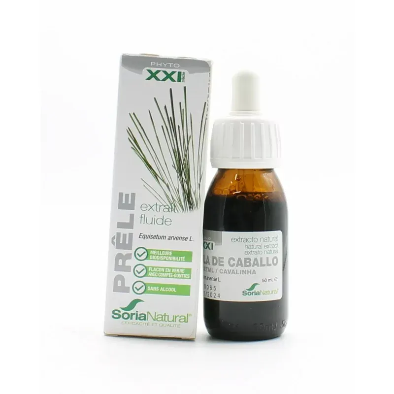SoriaNatural Extrait Fluide Prêle 50ml - Univers Pharmacie