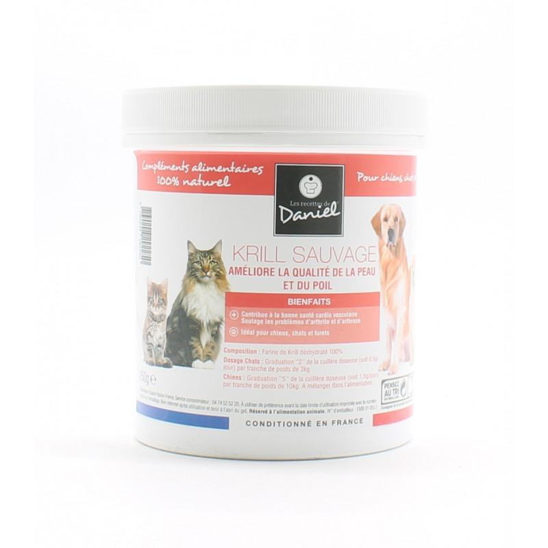 Les Recettes de Daniel Krill Sauvage 150g - Univers Pharmacie Les Recettes de Daniel Krill Sauvage 150g - Univers Pharmacie