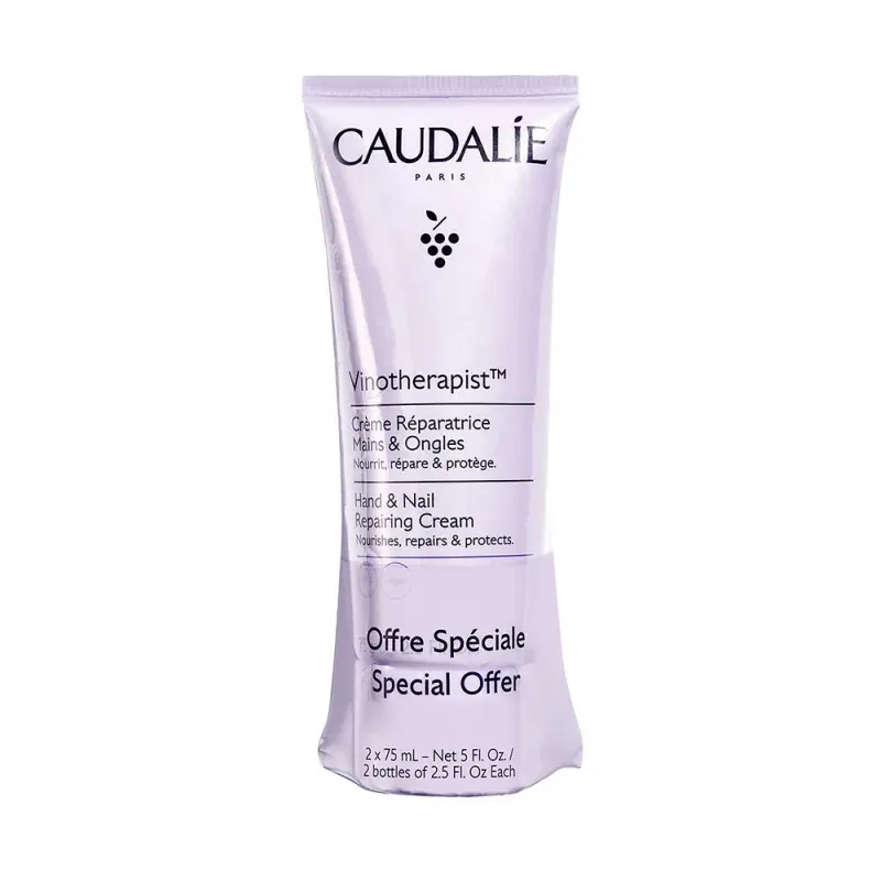 Caudalie Vinotherapist Crème Réparatrice Mains & Ongles 2X75ml - Univers Pharmacie