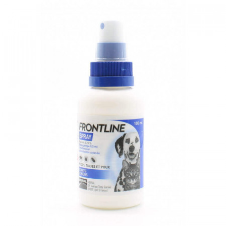 Frontline Spray Chats Chiens 100ml - Univers Pharmacie